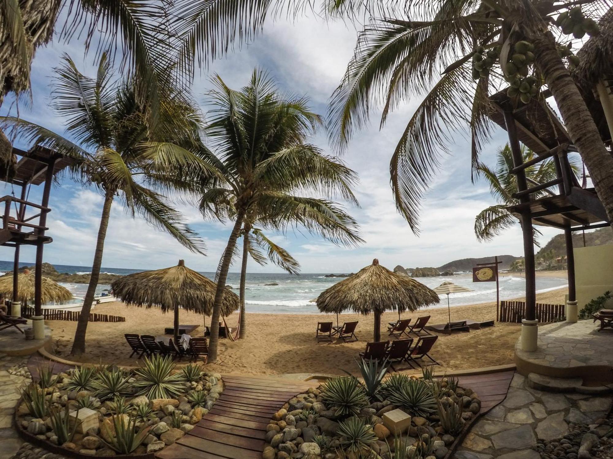 Cabanas Punta Placer San Agustinillo Exterior photo